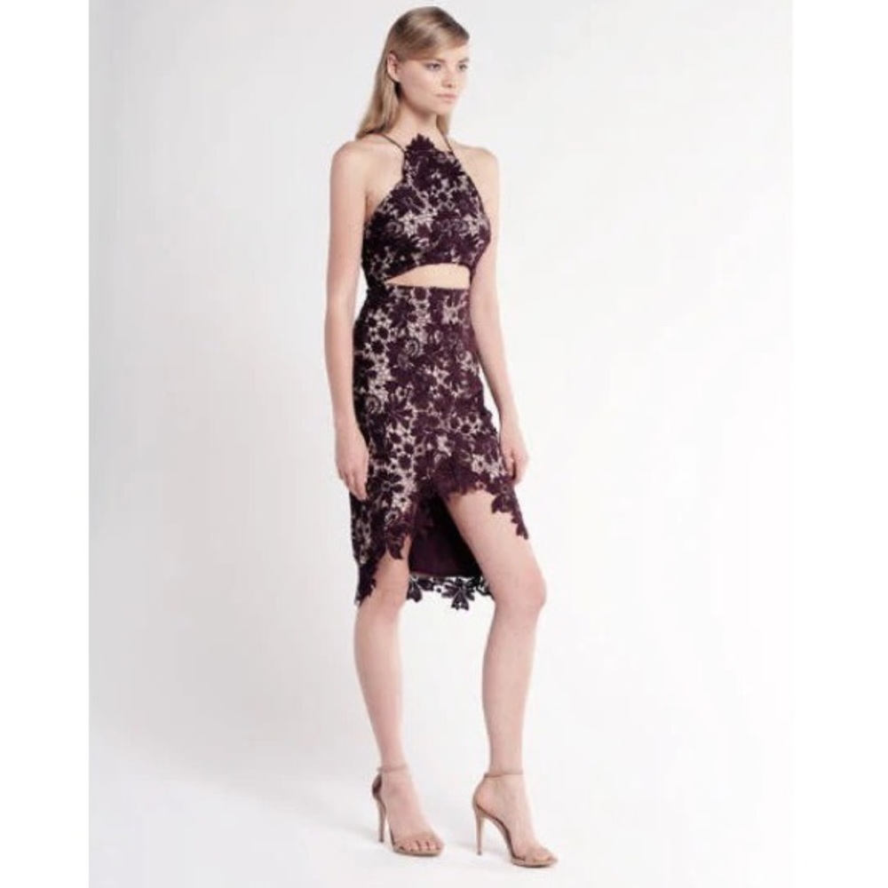 Stylestalker plum Rosale dress